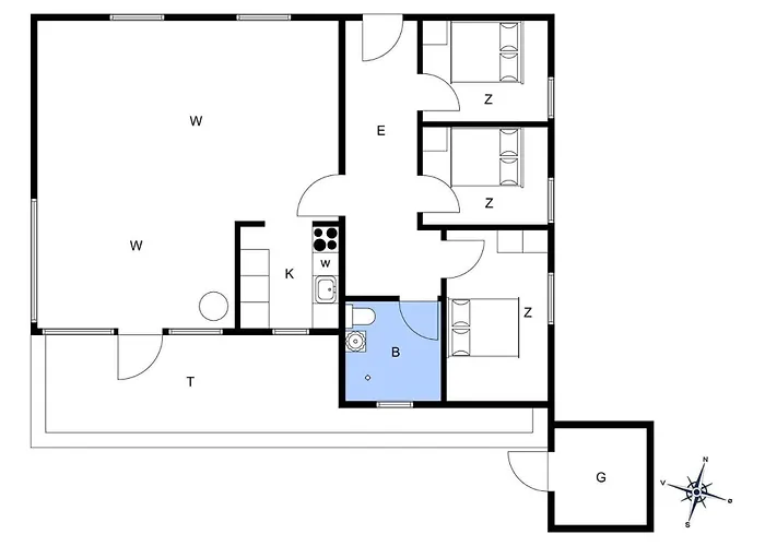펜션 Tv1307-bindslev-vinthersvej-6 *